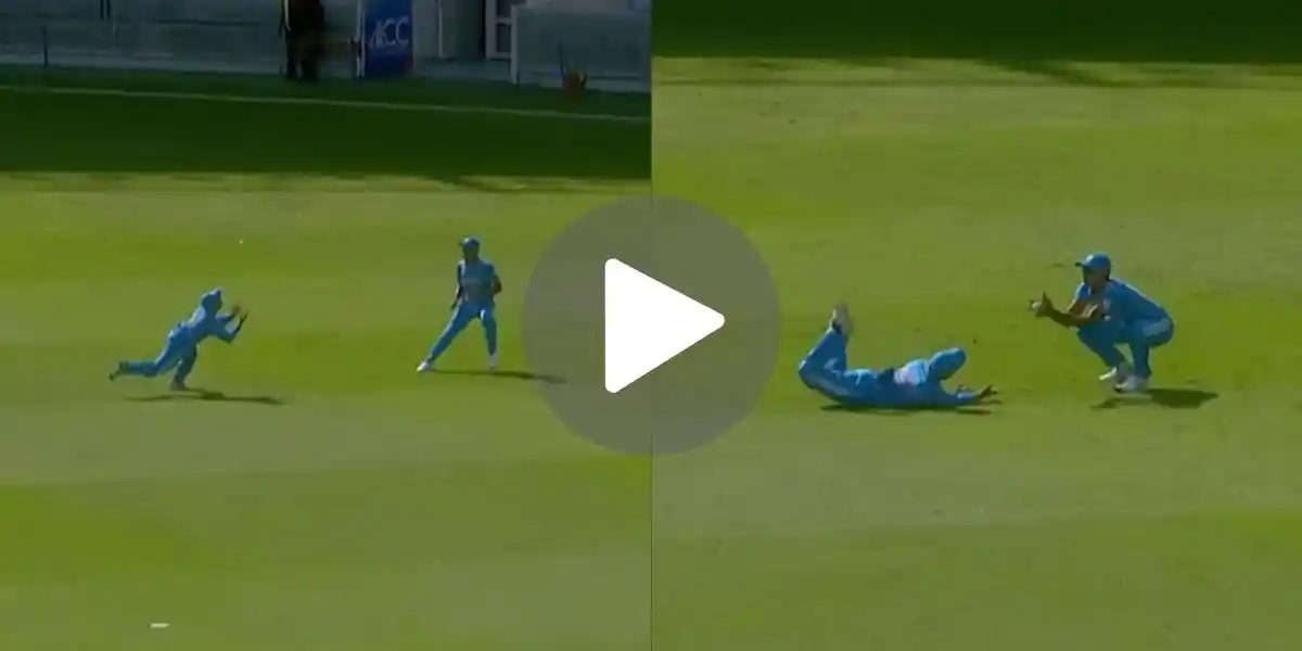 [Watch] India U19 Captain Turns Blunder Into An Unseen Juggling Catch vs PAK In Asia Cup